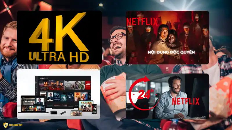 Netflix giá rẻ 70K/tháng – tiết kiệm, xem 4K thoải mái, dùng mọi thiết bị, bảo hành đầy đủ!