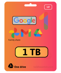 tài khoản Google One 1TB 1 năm