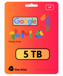 Tài khoản Google One (Google Drive) 2TB 1 năm