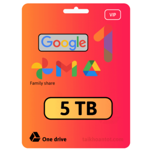 Tài khoản Google One (Google Drive) 2TB 1 năm